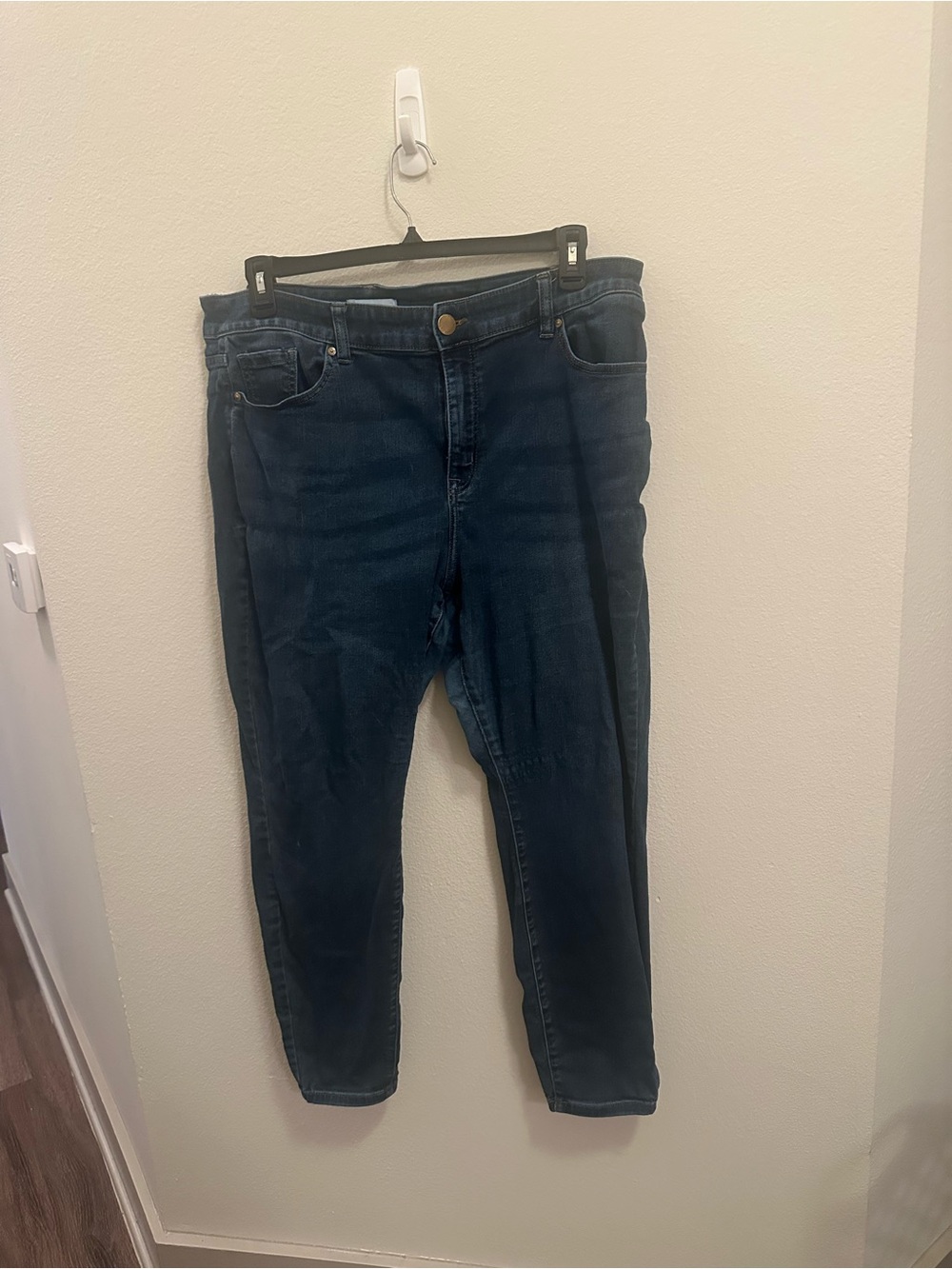 Lane Bryant Dark Blue Skinny Jeans